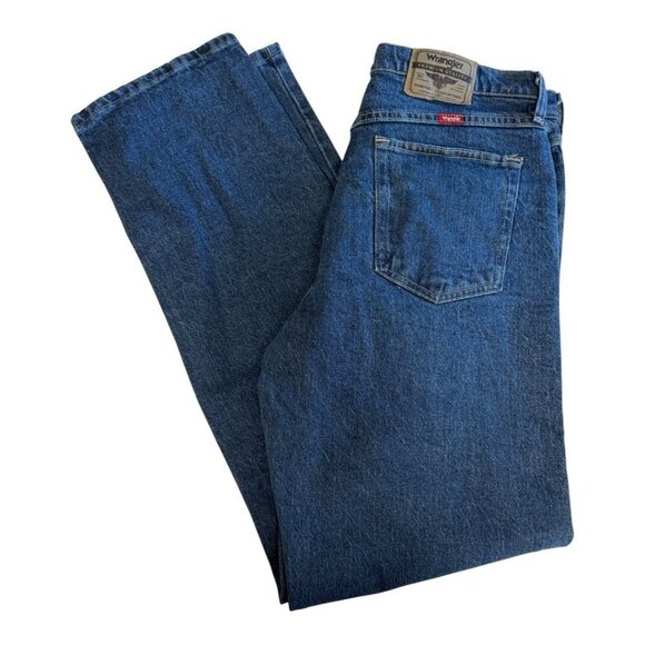 Wrangler Mens Relaxed Fit Jeans with FLEX Denim Pants Casual Work~Size 32x34~NWT - Picture 1 of 10